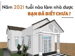 Xem tuổi làm nhà năm 2021 cho tất cả 12 con giáp