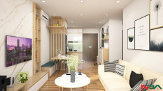 Thiết kế nội thất đẹp Dự án chung cư Newsky Complex 69 Triều Khúc