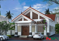 Thiết Kế Mẫu Nhà Cấp 4 Mái Thái 3 Phòng Ngủ Hiện Đại Đẹp Giá Rẻ