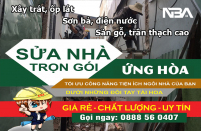 Báo giá sửa chữa cải tạo nhà huyện Ứng Hòa | Uy tín, Chuyên nghiệp