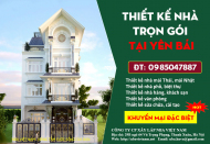 Bảng báo giá dịch vụ thiết kế nhà đẹp tại Yên Bái, thi công nhà trọn gói