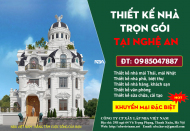 Báo Giá Dịch Vụ Thiết Kế Nhà Đẹp Trọn Gói Tại Vinh và Nghệ An Mới Nhất