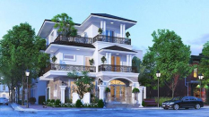 Mẫu biệt thự 3 tầng 2 mặt tiền đẹp được ưa chuộng Năm Nhâm Dần 2022