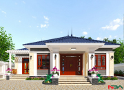 Mẫu nhà mái Nhật cấp 4 đẹp phù hợp cả nông thôn và thành phố tại Vinh