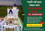 Thiết kế nhà uy tín | Bảng báo giá thiết kế nhà ở Quận Hà Đông Hà Nội
