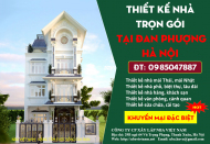 Thiết kế nhà trọn gói | Báo giá thiết kế nhà ở huyện Đan Phượng Hà Nội
