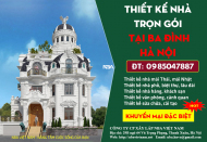 Thiết kế nhà trọn gói | Báo giá thiết kế nhà ở quận Ba Đình Hà Nội