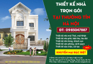 Thiết kế nhà trọn gói | Báo giá thiết kế nhà ở huyện Thường Tín Hà Nội