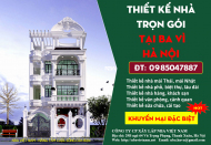 Thiết kế nhà trọn gói | Báo giá thiết kế nhà ở huyện Ba Vì Hà Nội