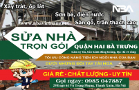 Dịch vụ sửa nhà quận Hai Bà Trưng trọn gói, uy tín cập nhật mới nhất