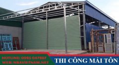 Thi công mái tôn trọn gói tại Hà Nội chi phí rẻ - Khảo Sát Tư Vấn Miễn Phí