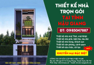 Bảng báo giá thiết kế nhà trọn gói tại tỉnh Hậu Giang mới cập nhật