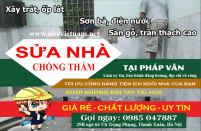 Báo giá sửa nhà chống thấm hiệu quả tại Pháp Vân, Hoàng Mai mới nhất