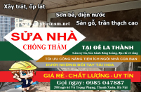 Báo giá sửa nhà chống thấm hiệu quả tại Đê La Thành, Đống Đa mới nhất
