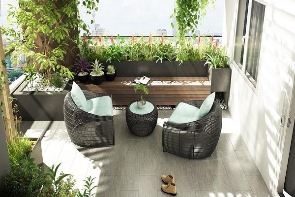 Những mẫu thiết kế sân thượng đẹp cho nhà ống hoặc nhà phố hiện đại - 8