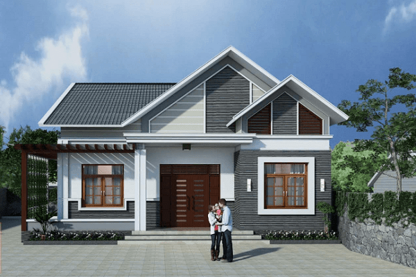 Những mẫu nhà cấp 4 mái thái đẹp sẽ hớp hồn bạn ngay từ cái nhìn đầu tiên - Hình 1