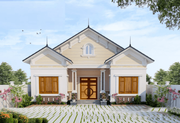 Những mẫu nhà cấp 4 mái thái đẹp sẽ hớp hồn bạn ngay từ cái nhìn đầu tiên - Hình 12