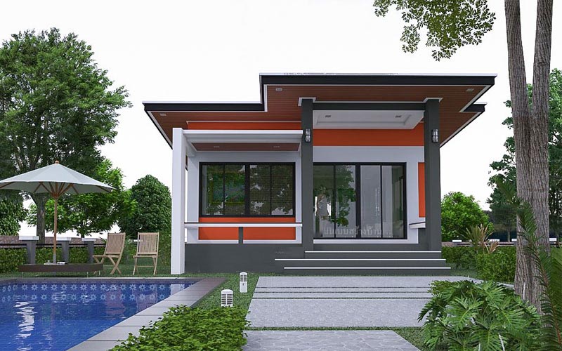 nhà cấp 4 hiện đại