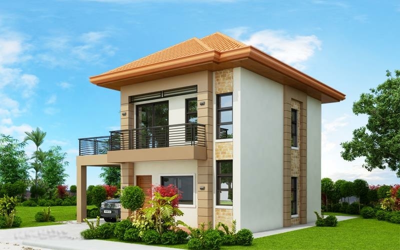 biệt thự 2 tầng hiện đại