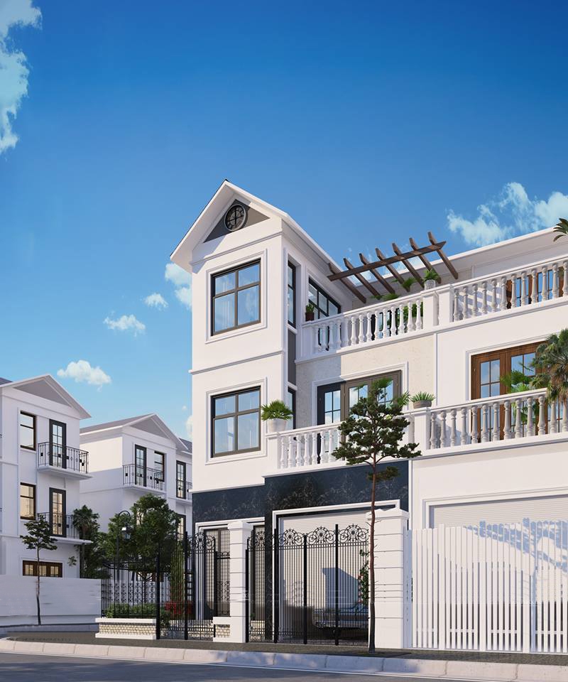 biệt thự phố 3 tầng