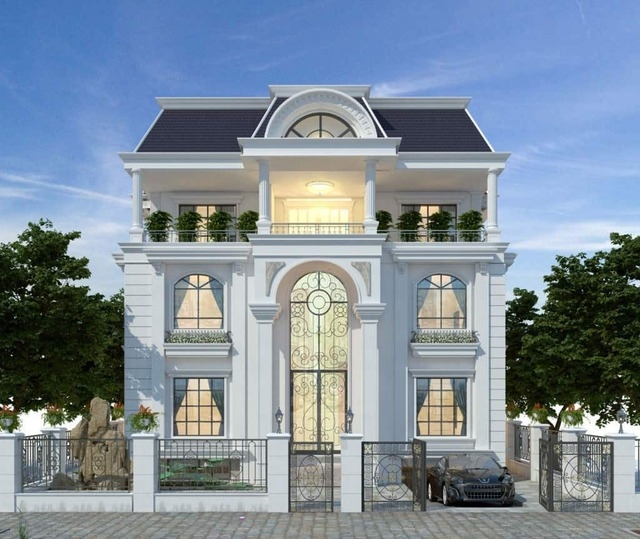 nhà phố mái Thái kiểu biệt thự phố