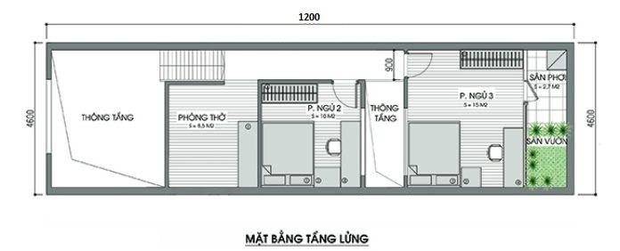 nhà cấp 4 gác lửng