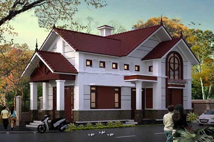 nhà cấp 4 gác lửng