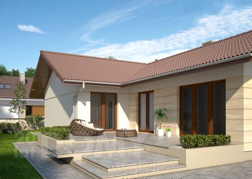 nhà cấp 4 ba phòng ngủ