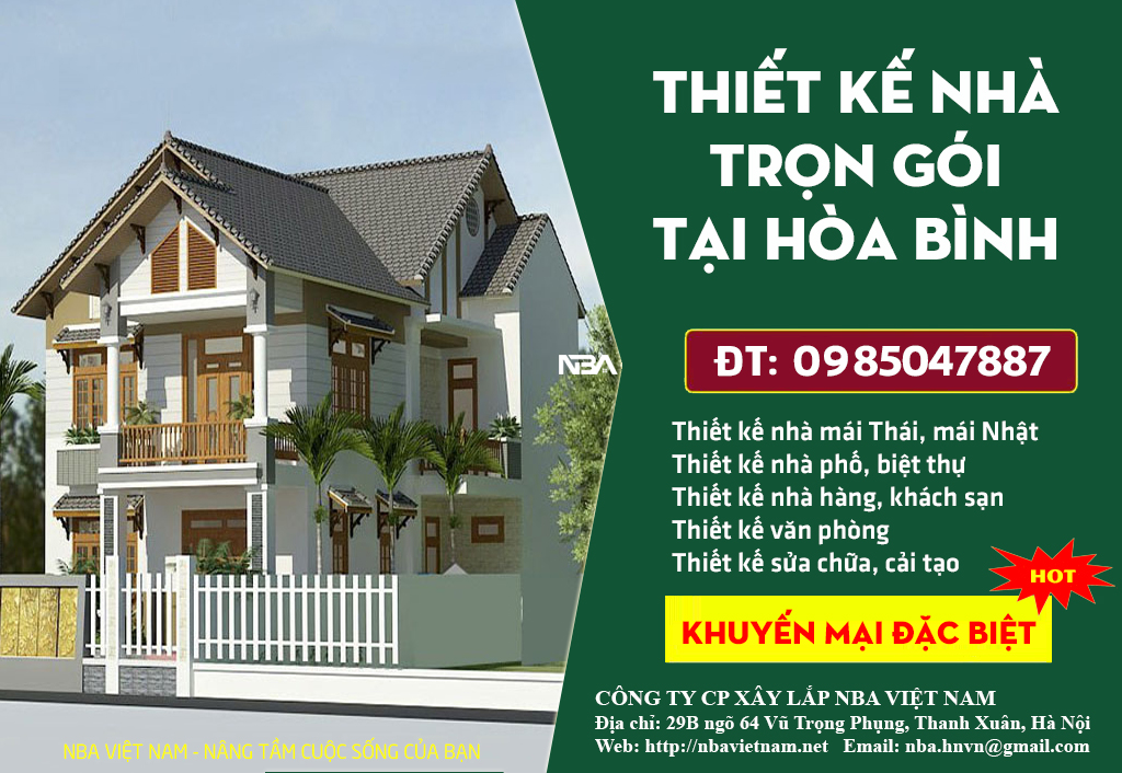 thiet ke nha tron goi tai hoa binh