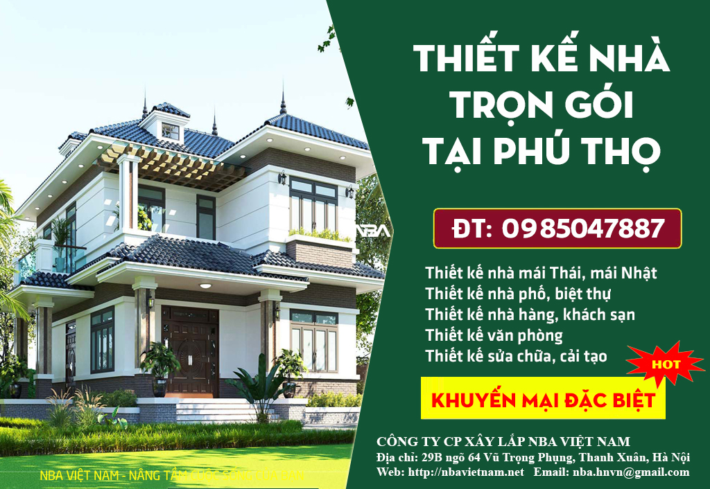 thiet ke nha tron goi tai phu tho 1