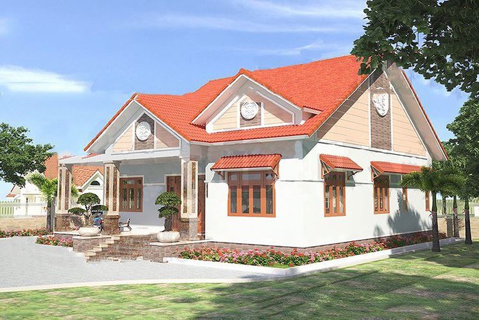 mau nha cap 4 dep o nong thon 10