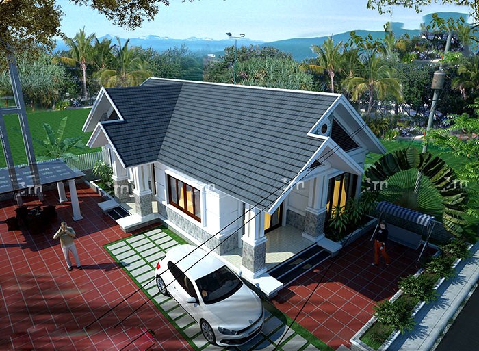 mau nha cap 4 dep o nong thon 9
