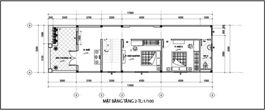 mau nha ong 2 tang 4x18m 4