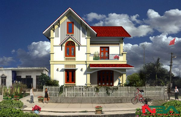 mau thiet ke nha 2 tang dep mai thai 5 1