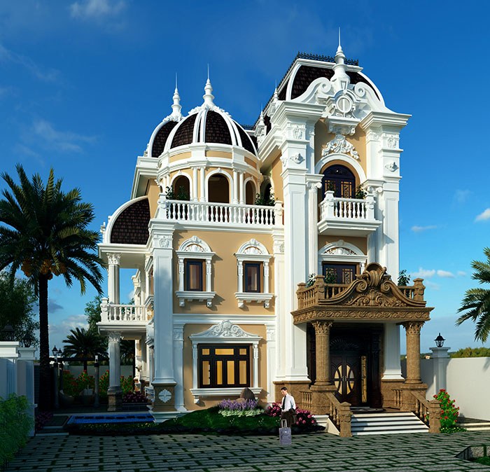 mau thiet ke nha biet thu 3