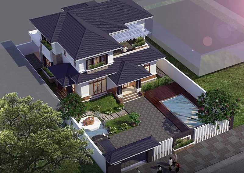 nha co mai kieu nhat