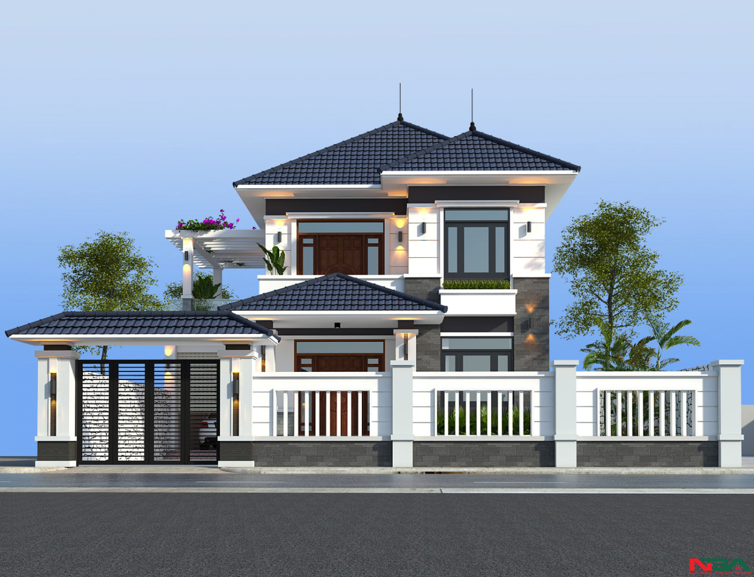 nha mai nhat 2 tang 2