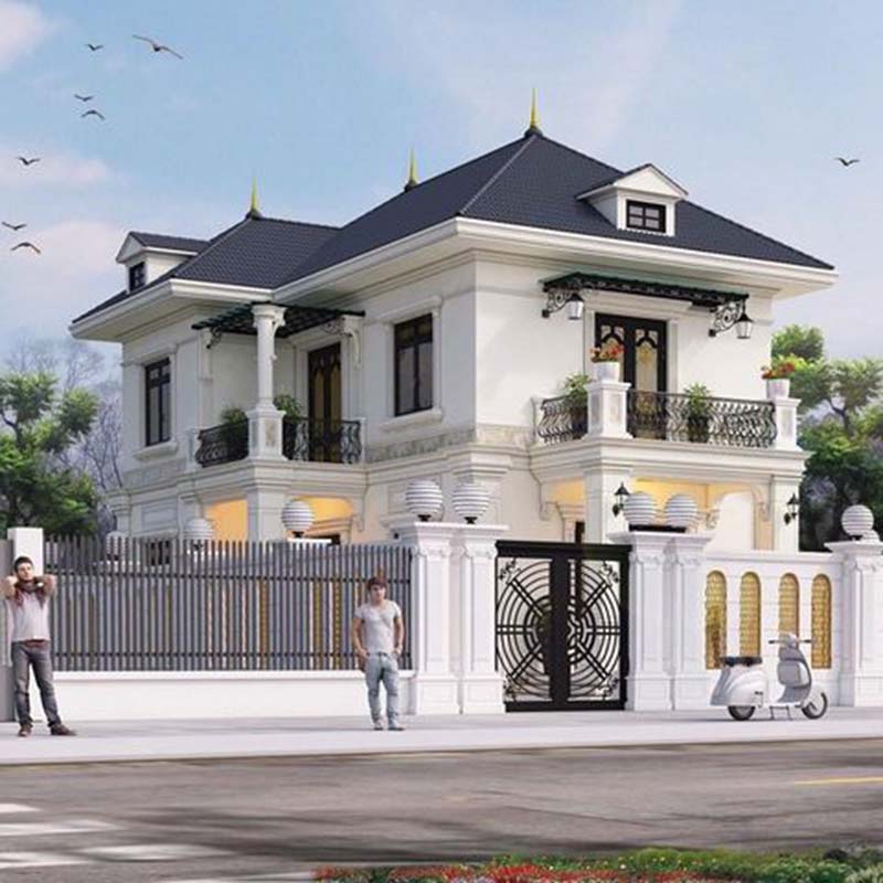 thiet ke nha vuong dep