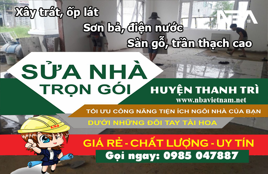 sua chua nha tai huyen thanh tri