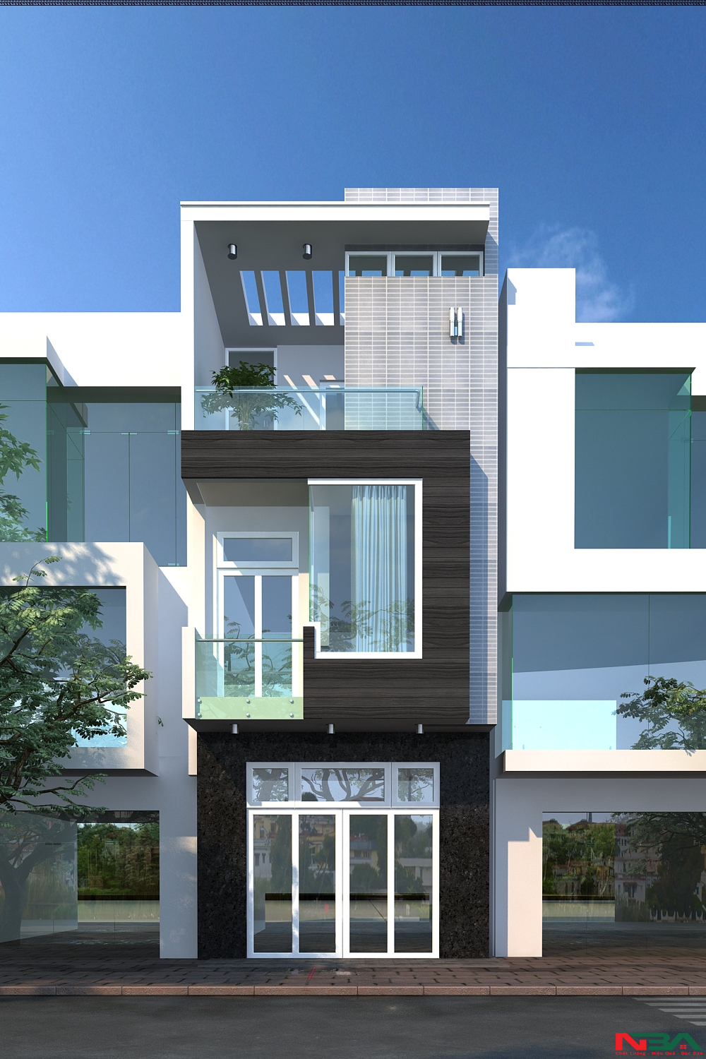 nha pho 3 tang 4x20m 4