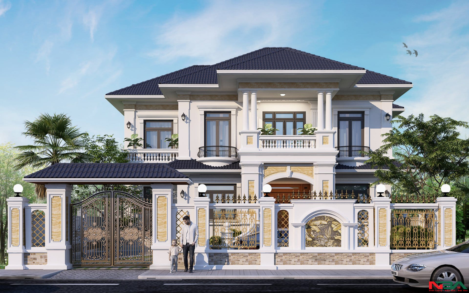 biet thu 2 tang mai nhat 1