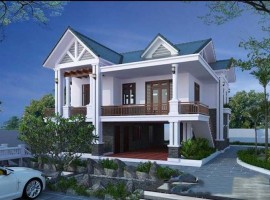 Các mẫu nhà mái Thái, mái Nhật tuyệt đẹp